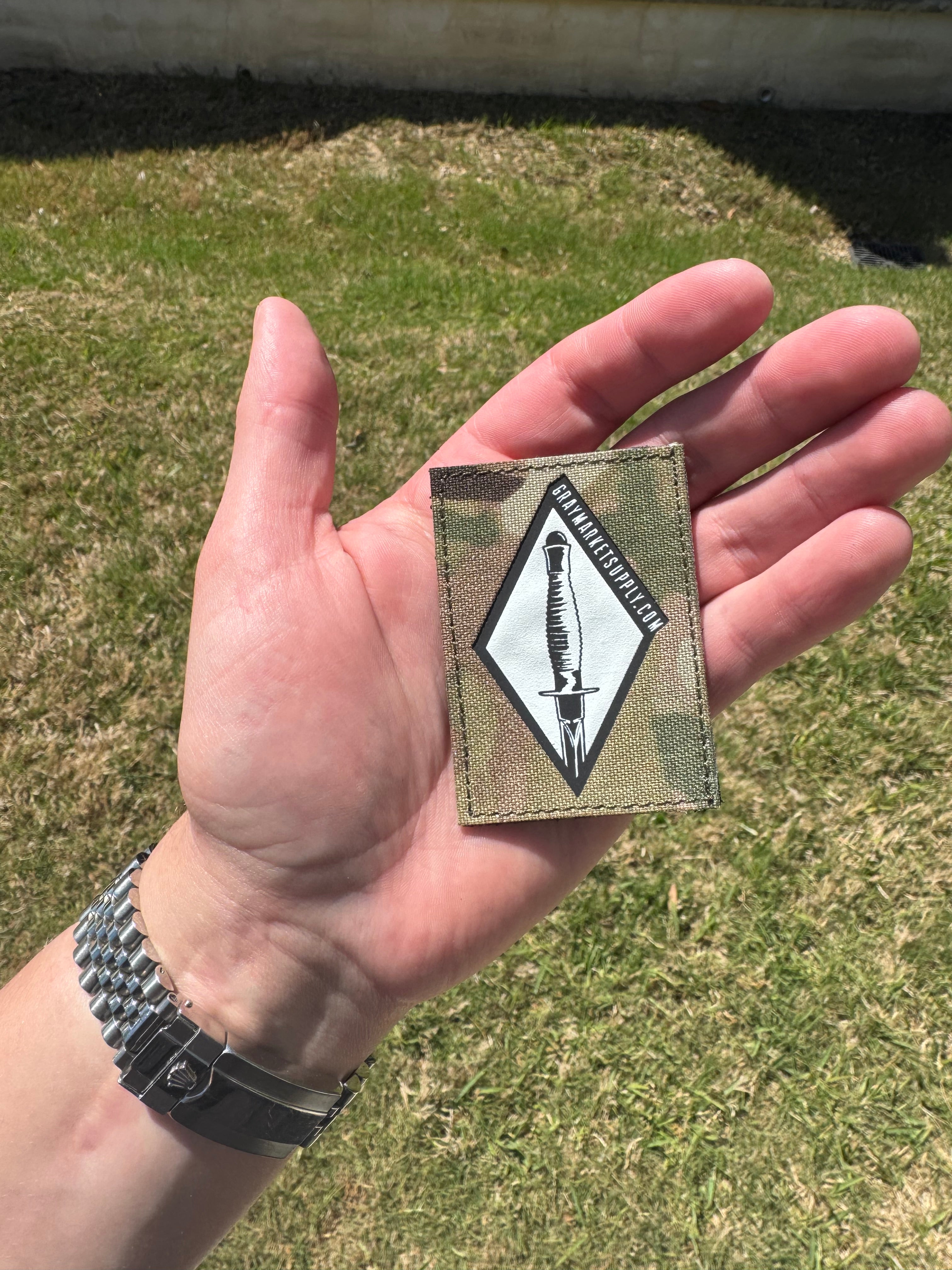 Gray Market Supply Dagger Patch